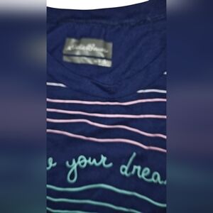 Xhilaration Green and White Patterned Garment